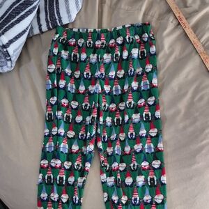 Women's Festive Gnome Pajama Pants - Green